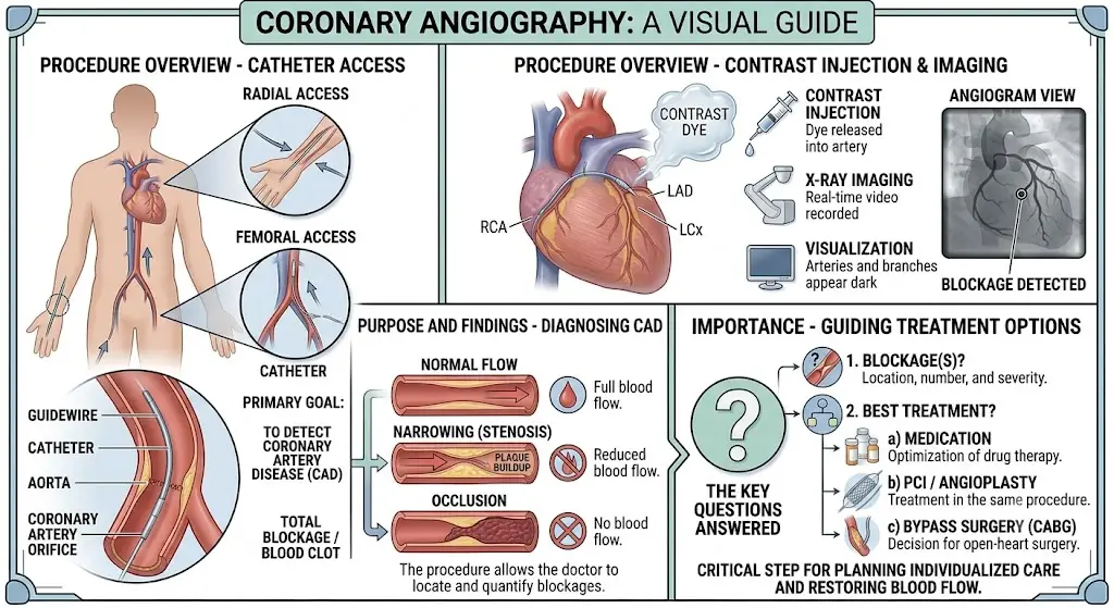 Coronary Angiography: Understanding the Procedure, Purpose and Importance