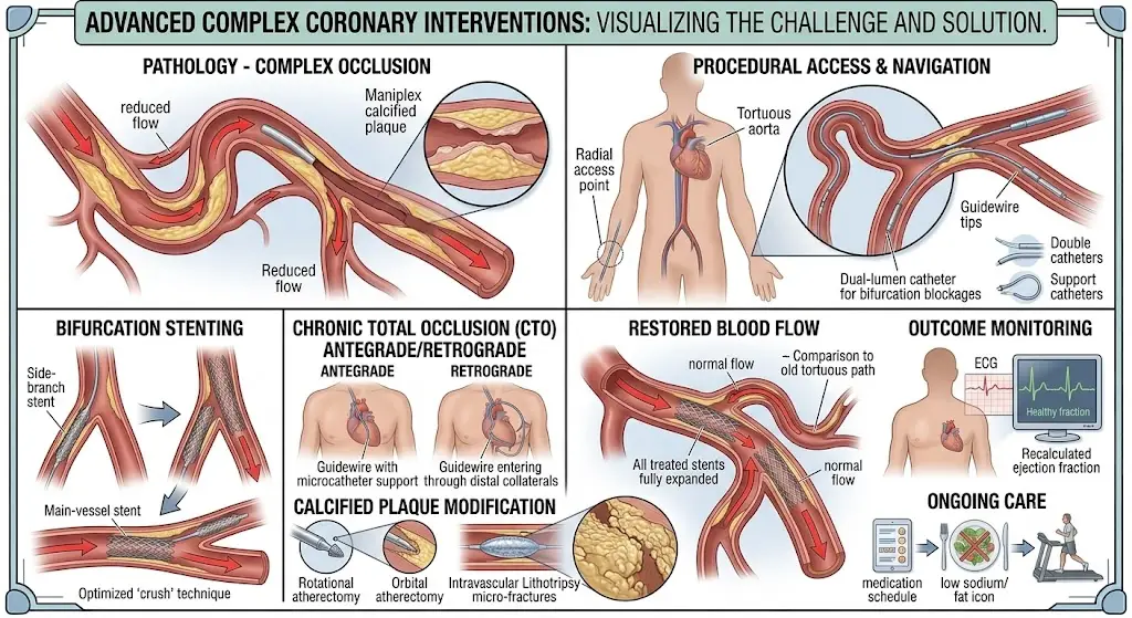 Complex Coronary Angioplasty: Advanced Treatment for Challenging Heart Artery Blockages