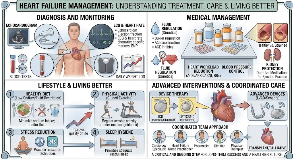 Heart Failure Management: Understanding Treatment, Care and Living Better With Heart Failure